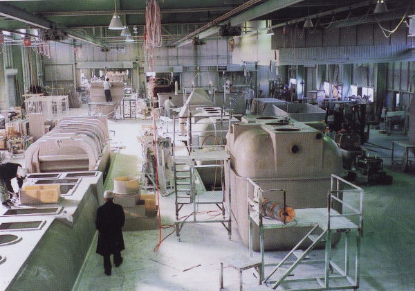大型浄化槽　製造工場