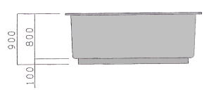 frp製水槽　規格品断面-2