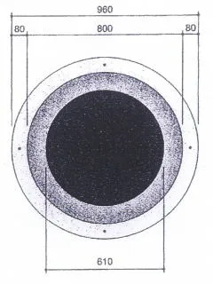 貯水タンク　平面図