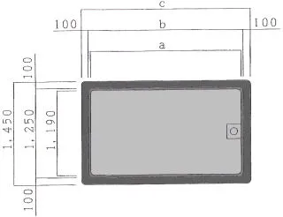 frp製水槽 規格図
