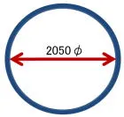 FRPタンク EPSタイプ　PLAN